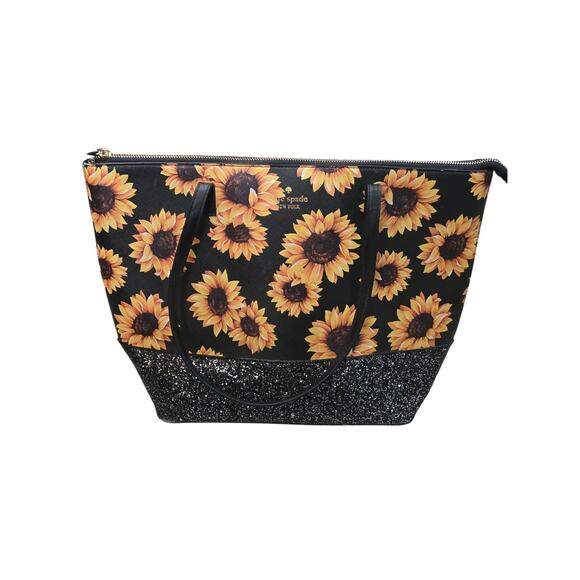 kate spade Handbags - Kate Spade Sunflower Zipper Tote Bag